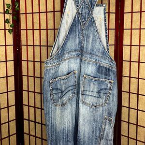 AMERICAN EAGLE DENIM OVERALLS